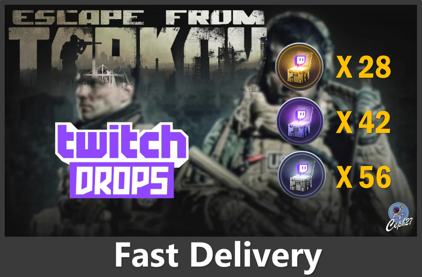 Escape from Tarkov Twitch Drops - 126/126 Chests-