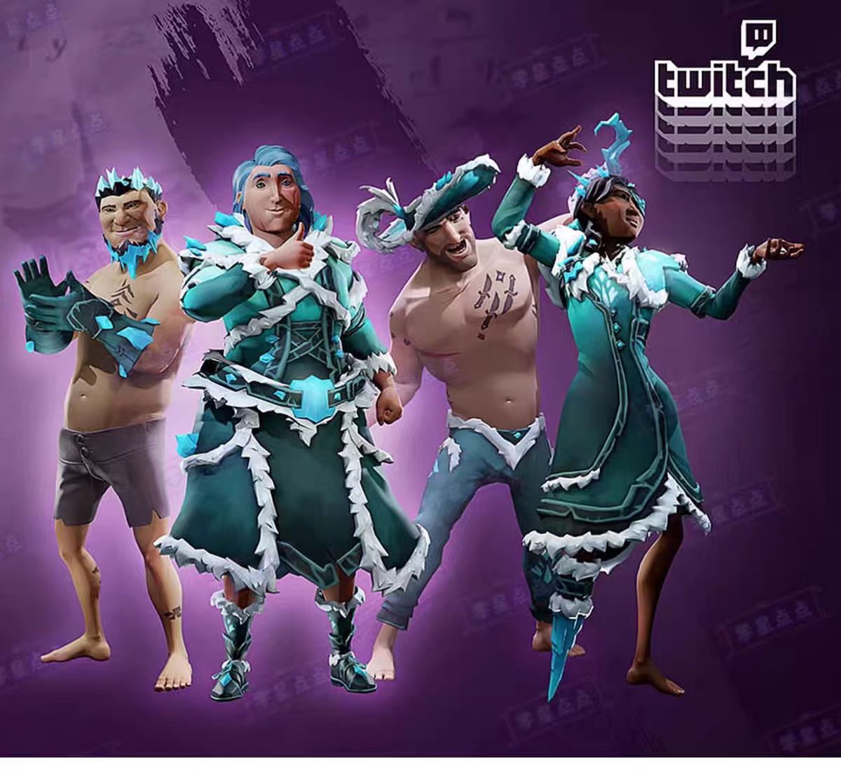 Akun Twitch yang Terisi Penuh - Twitch Drops Sea of Thieves - Phoenix/Obsidian/EWR/RMS + Lainnya - 237 Item/Skin