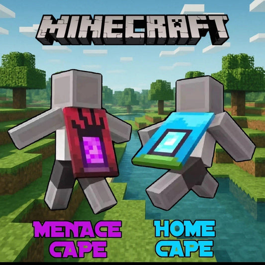 Minecraft - Menace&Home&Purple Heart Cape Twitch Cape - Java & Bedrock