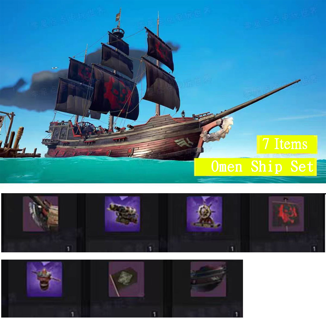 Akun Twitch yang Terisi Penuh - Twitch Drops Sea of Thieves - Phoenix/Obsidian/EWR/RMS + Lainnya - 237 Item/Skin