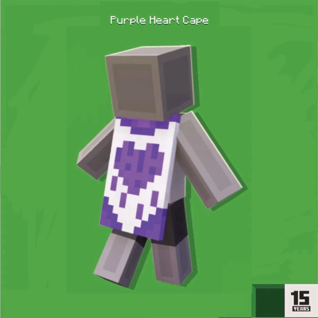 Minecraft - Menace&Home&Purple Heart Cape Twitch Cape - Java & Bedrock