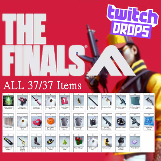 The Finals Twitch Drops | ALL Drops 37 Items | Fast Delivery