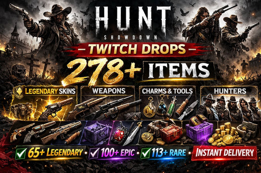 Hunt Showdown Twitch Drops | 278+ Skins | Legendary + Rare